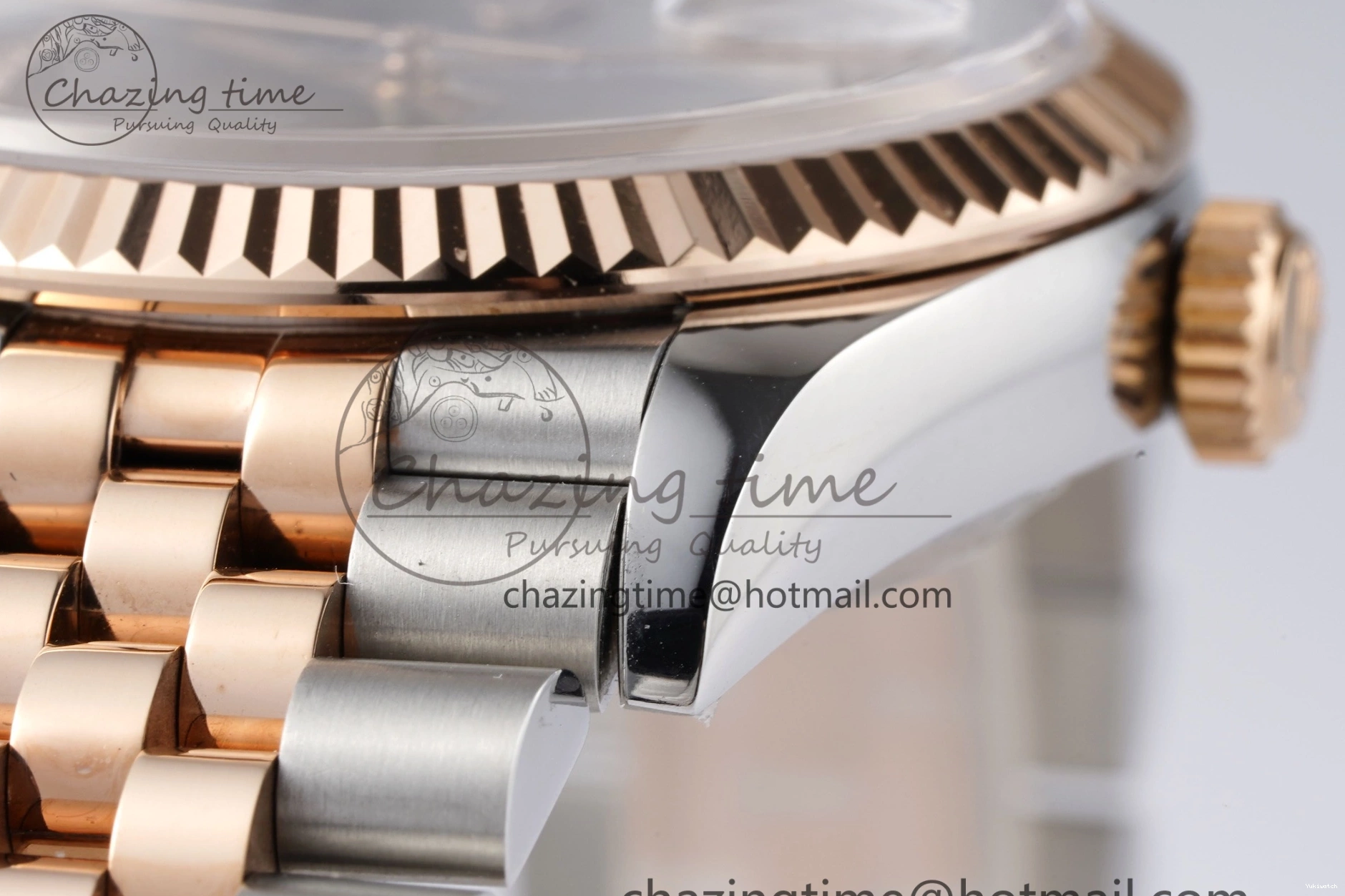 Gray Markers Bracelet Dial 126231 RG 36 DateJust JDF Plated Jubilee 904L RG Steel Roman V2 SS on 1218